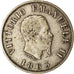 Monnaie, Italie, Vittorio Emanuele II, 50 Centesimi, 1863, Milan, TB+, Argent