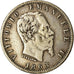 Münze, Italien, Vittorio Emanuele II, 20 Centesimi, 1863, Milan, S+, Silber