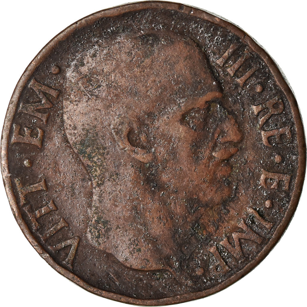 Moneta, Italia, Vittorio Emanuele III, 5 Centesimi, 1936, Rome, MB, Bronzo