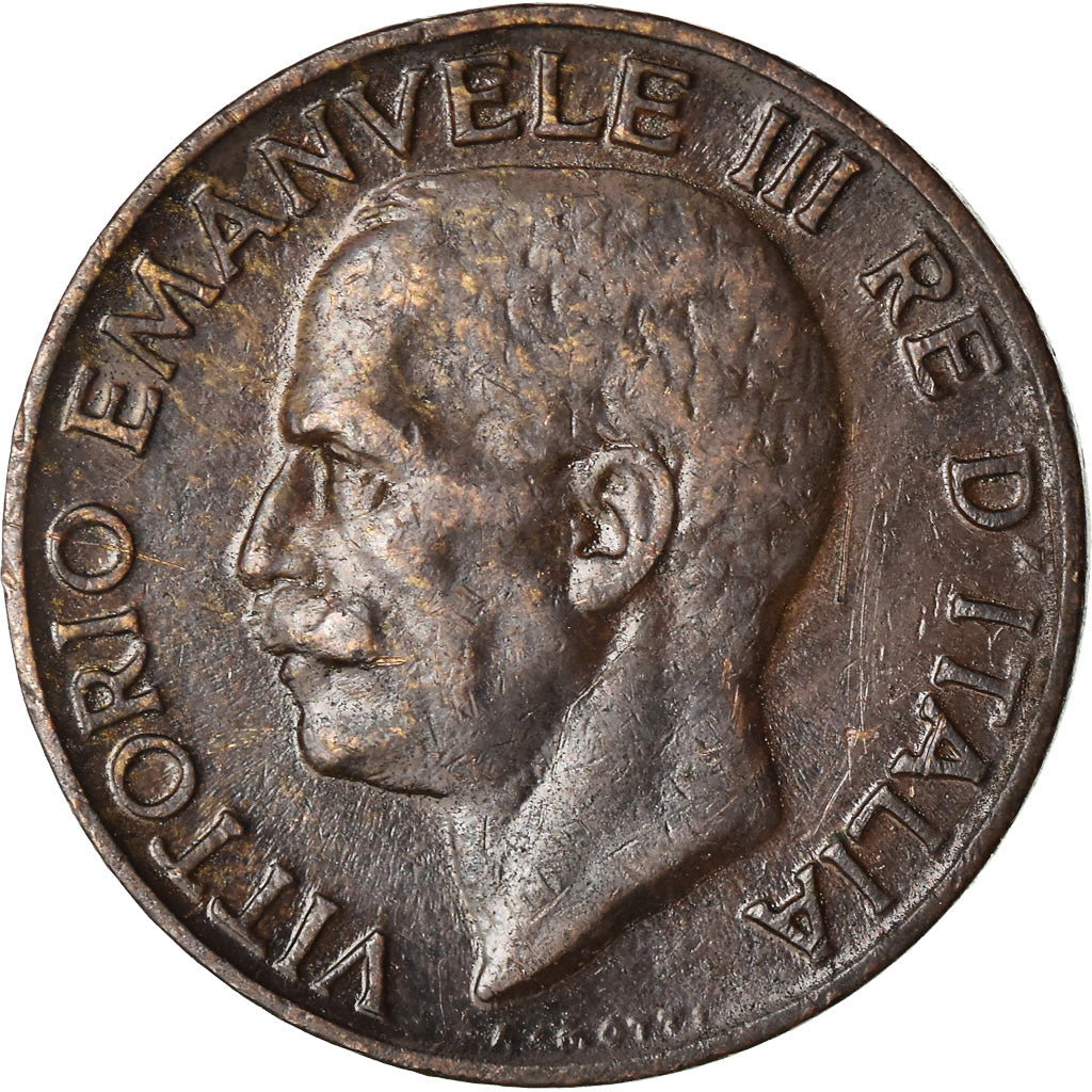 Monnaie, Italie, Vittorio Emanuele III, 5 Centesimi, 1936, Rome, TTB+, Bronze