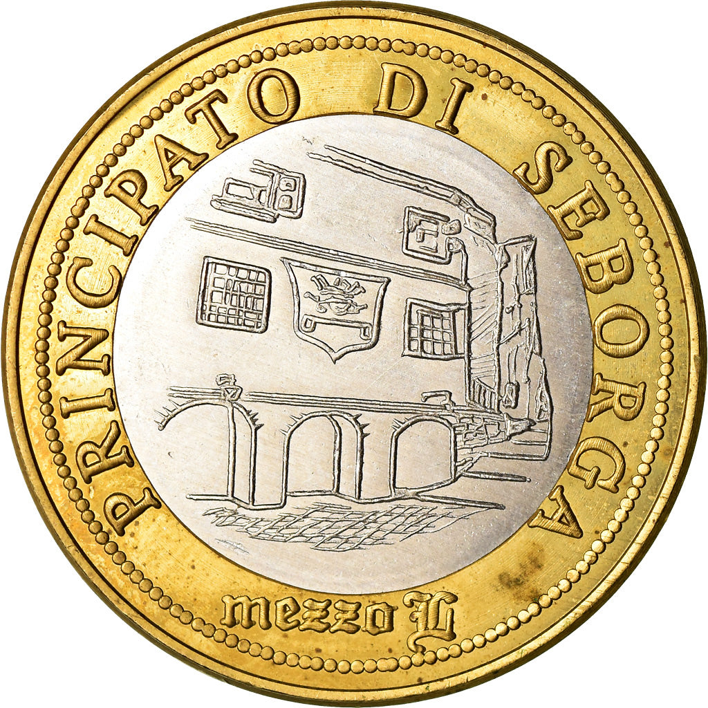Moneda, SEBORGA, Prince Giorgio I, 1/2 Luigino, 1995, Seborga, EBC, Bimetálico