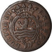 Moneta, Holandia, ZEELAND, Duit, 1776, EF(40-45), Miedź, KM:101.1