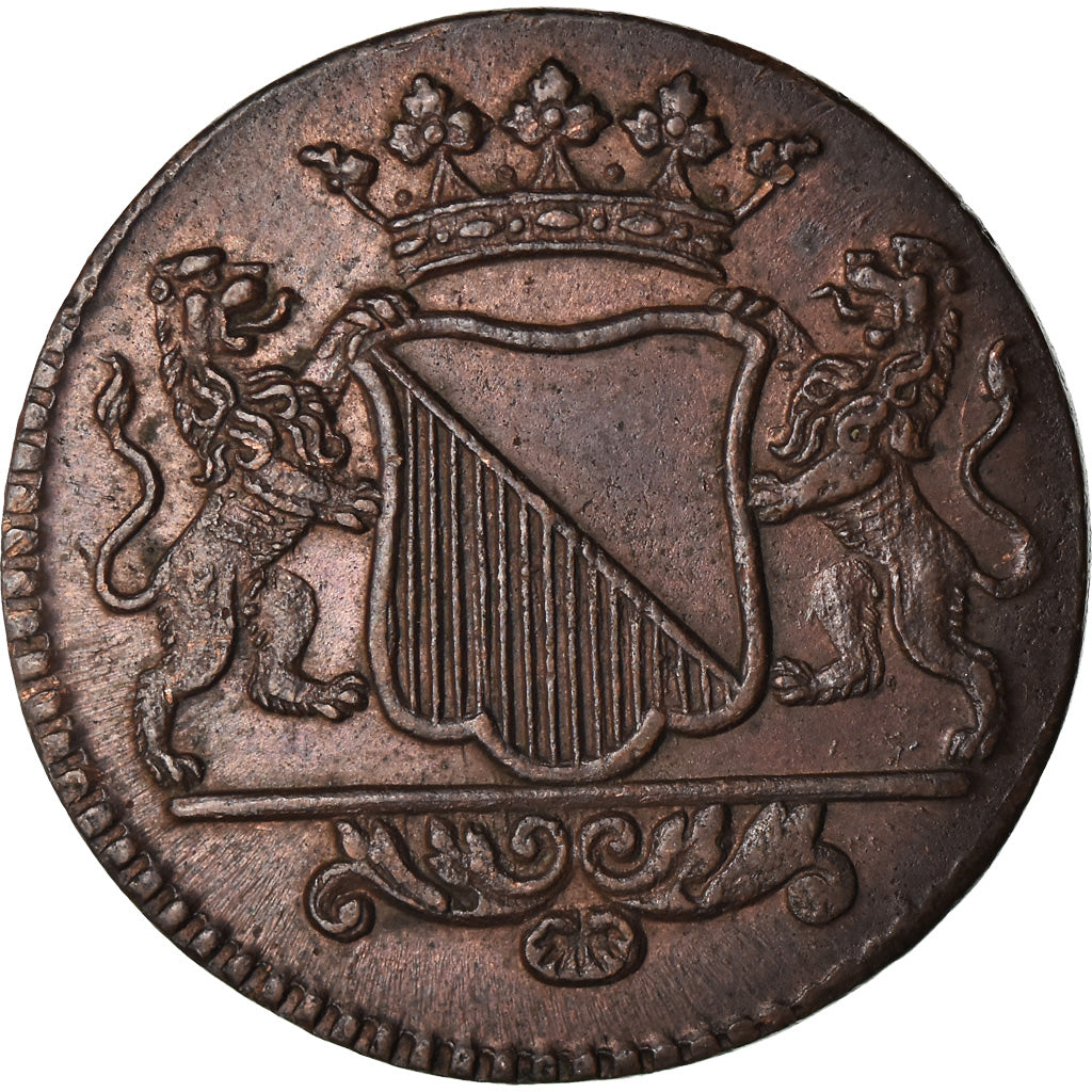 Coin, Netherlands, UTRECHT, Duit, 1739, AU(55-58), Copper, KM:91