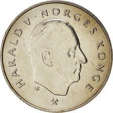 Norway, Harald V, 5 Kroner, 1992, Copper-nickel, KM:437