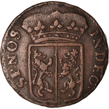 Moneta, Holandia, GELDERLAND, Duit, 1740, EF(40-45), Miedź, KM:83