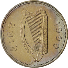 IRELAND REPUBLIC, Punt, Pound, 1990, Copper-nickel, KM:27