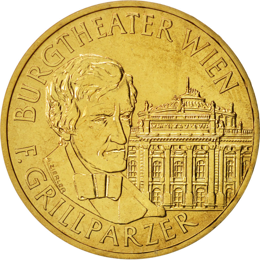 Austria, 20 Schilling, 1991, Grillparzer, KM:2995.1
