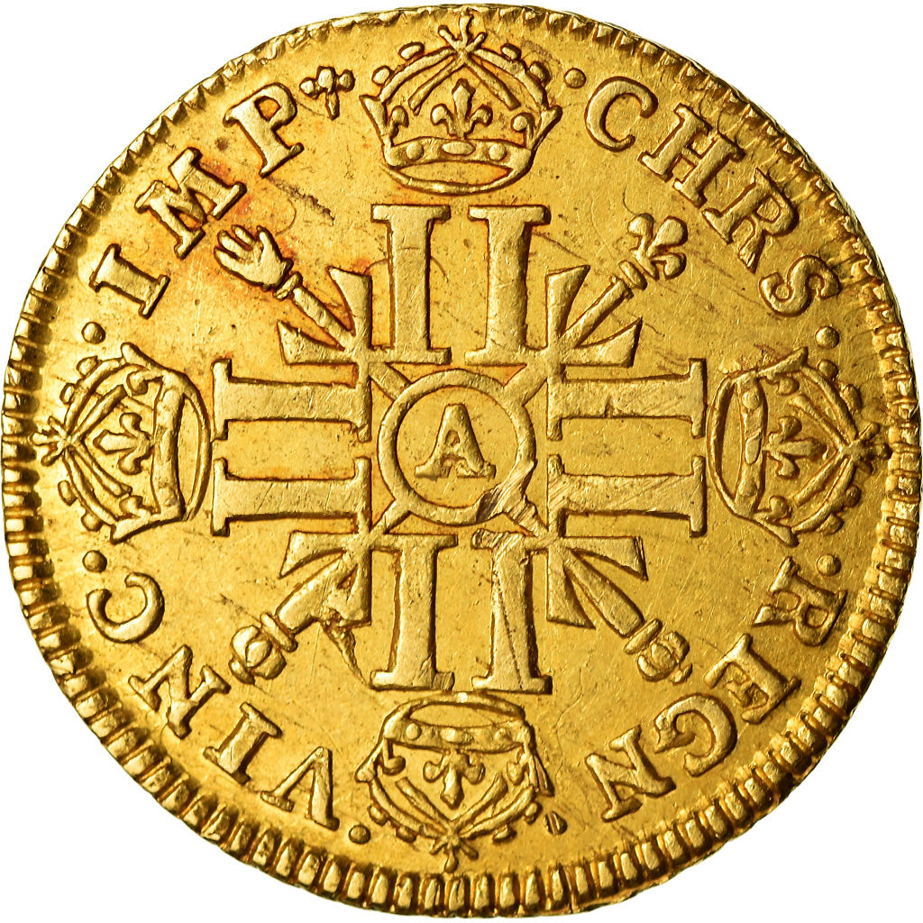 Monnaie, France, Louis XIV, 1/2 Louis d'or, 1700, Paris, Unique, TTB+, Or