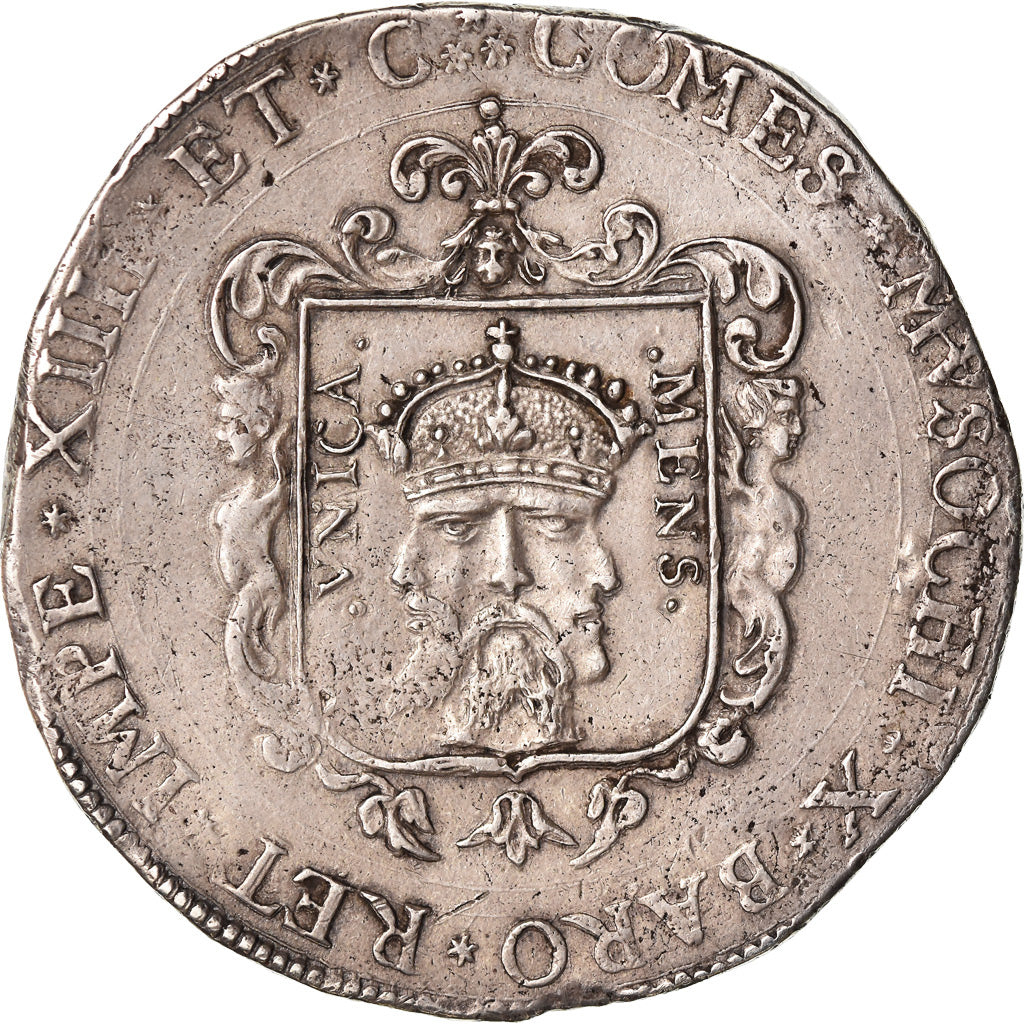 Monnaie, États italiens, RETEGNO, 2 Filippi, Largo, 1676, TTB, Argent, KM:15.1