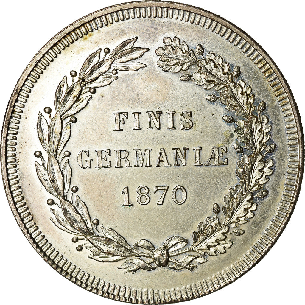 Coin, France, Napoleon III, Module Finis Germaniae, 5 Francs, 1870, MS(63)
