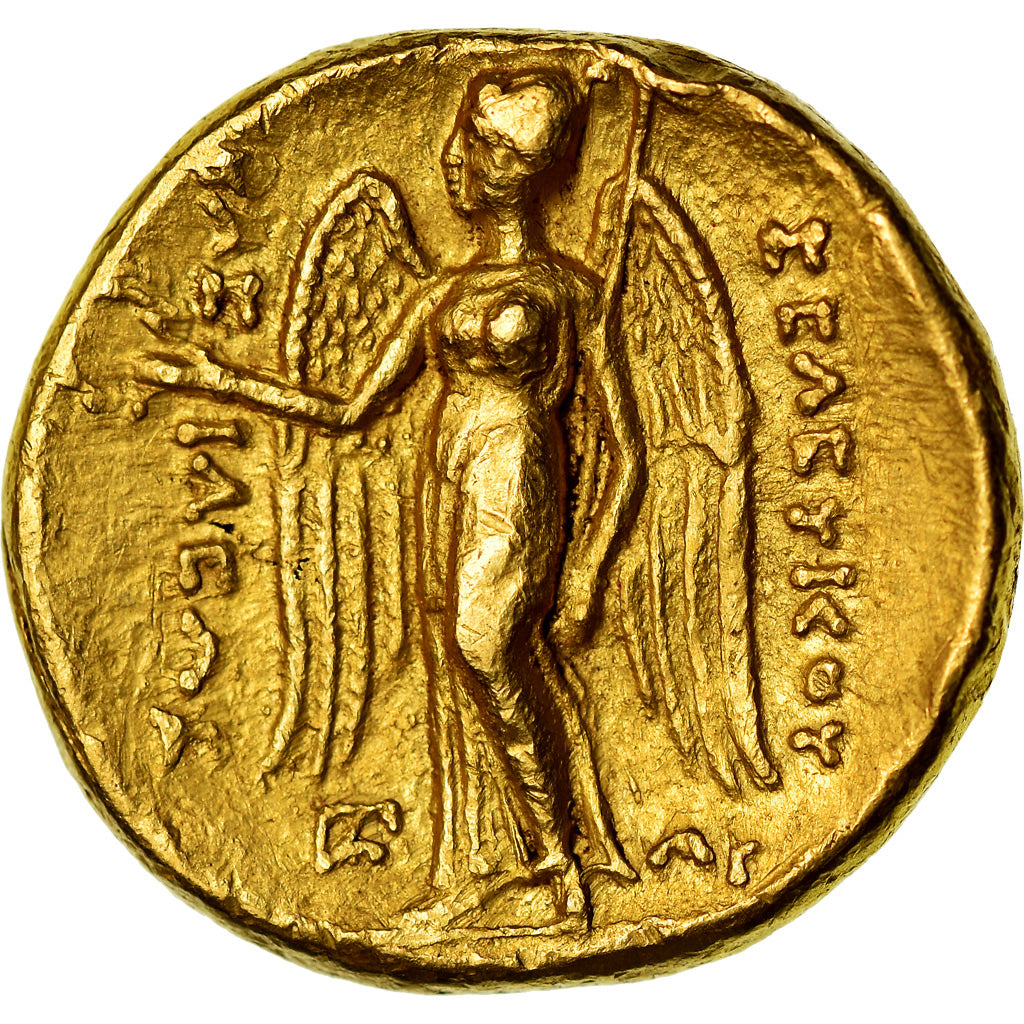 Monnaie, Royaume Séleucide, Seleukos I, Statère, 295-291, Susa, TTB+, Or