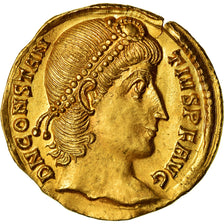 Münze, Constantius II, Solidus, Thessalonica, VZ+, Gold, RIC:198