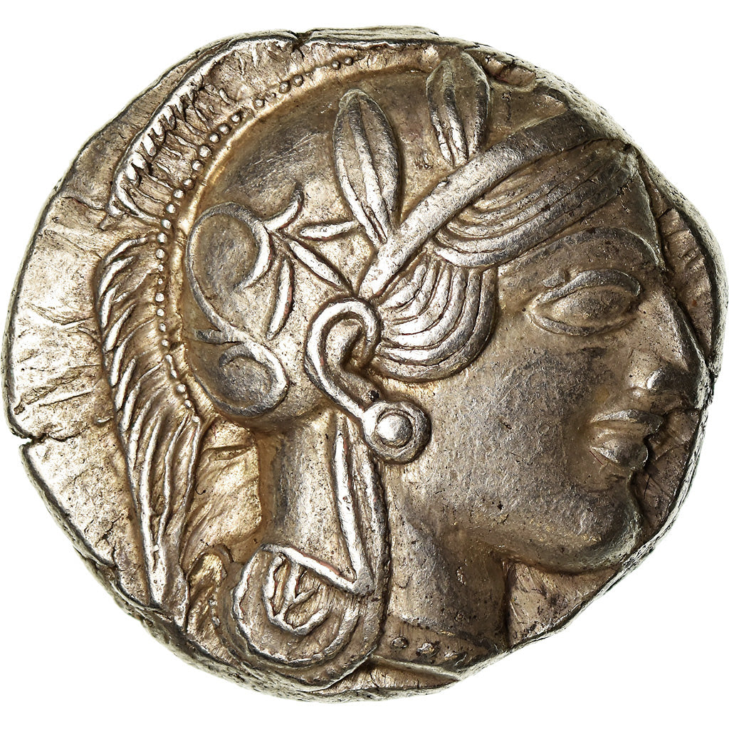 Coin, Attica, Athens, Tetradrachm, Athens, MS(60-62), Silver, SNG-Cop:31