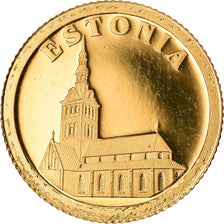 Coin, Liberia, Estonia, 12 Dollars, 2011, MS(65-70), Gold