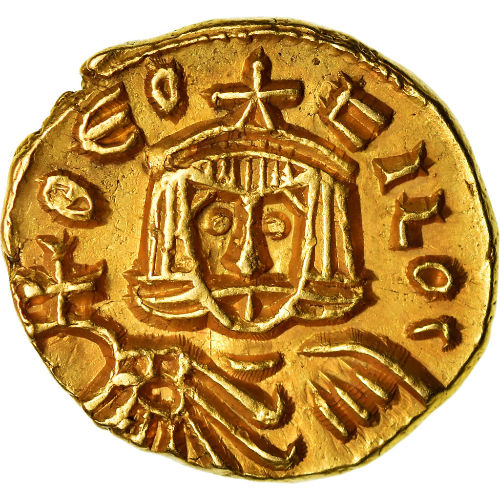 Coin, Theophilus, Solidus, 830-831, Syracuse, MS(63), Gold, Sear:1670