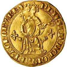 Coin, France, Philippe IV le Bel, Dit à la Reine, Florin, AU(50-53), Gold