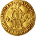 Moeda, França, Philippe IV le Bel, Dit à la Reine, Florin, AU(50-53), Dourado