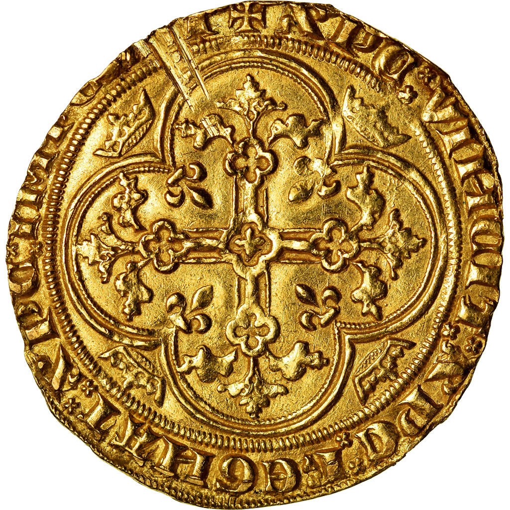 Moneta, Francia, Philippe VI, Ange d'Or, BB, Oro, Duplessy:255B