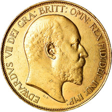 Coin, Great Britain, Edward VII, 5 Pounds, 1902, AU(55-58), Gold, KM:807