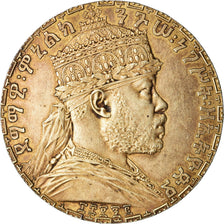Coin, Ethiopia, Menelik II, Birr, 1892 (1899), MS(60-62), Silver, KM:19