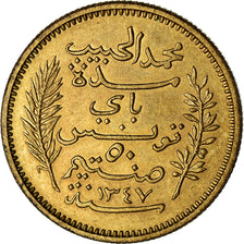 Coin, Tunisia, 50 Centimes, 1928, Paris, ESSAI, MS(63), Brass, Lecompte:179