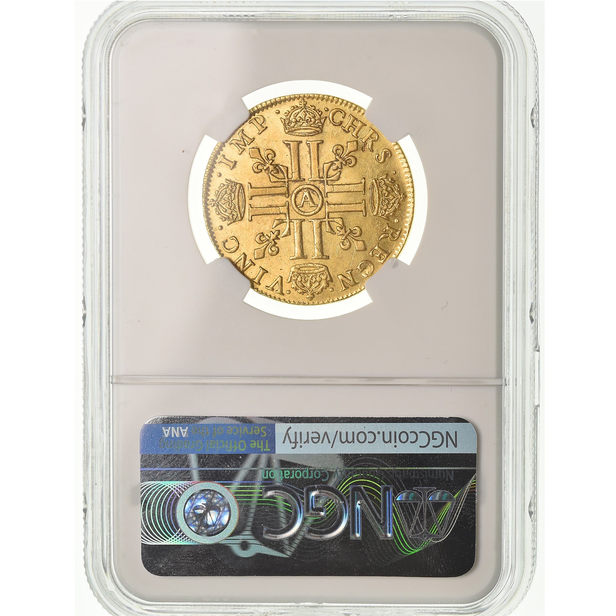 Coin, France, Louis XIII, Double Louis d'or, 1640, Paris, NGC MS61