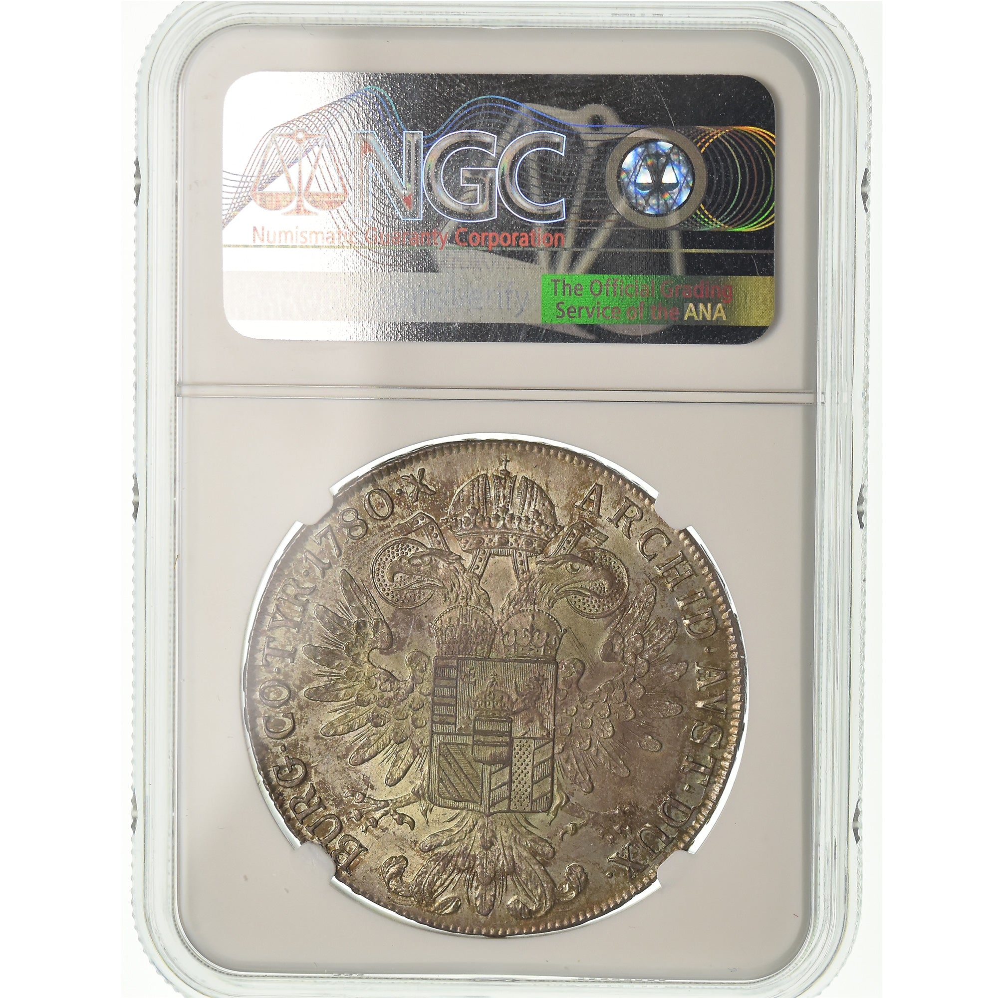 Coin, Austria, Joseph II, Thaler, 1780, Restrike, NGC, MS63, Silver, KM:T1