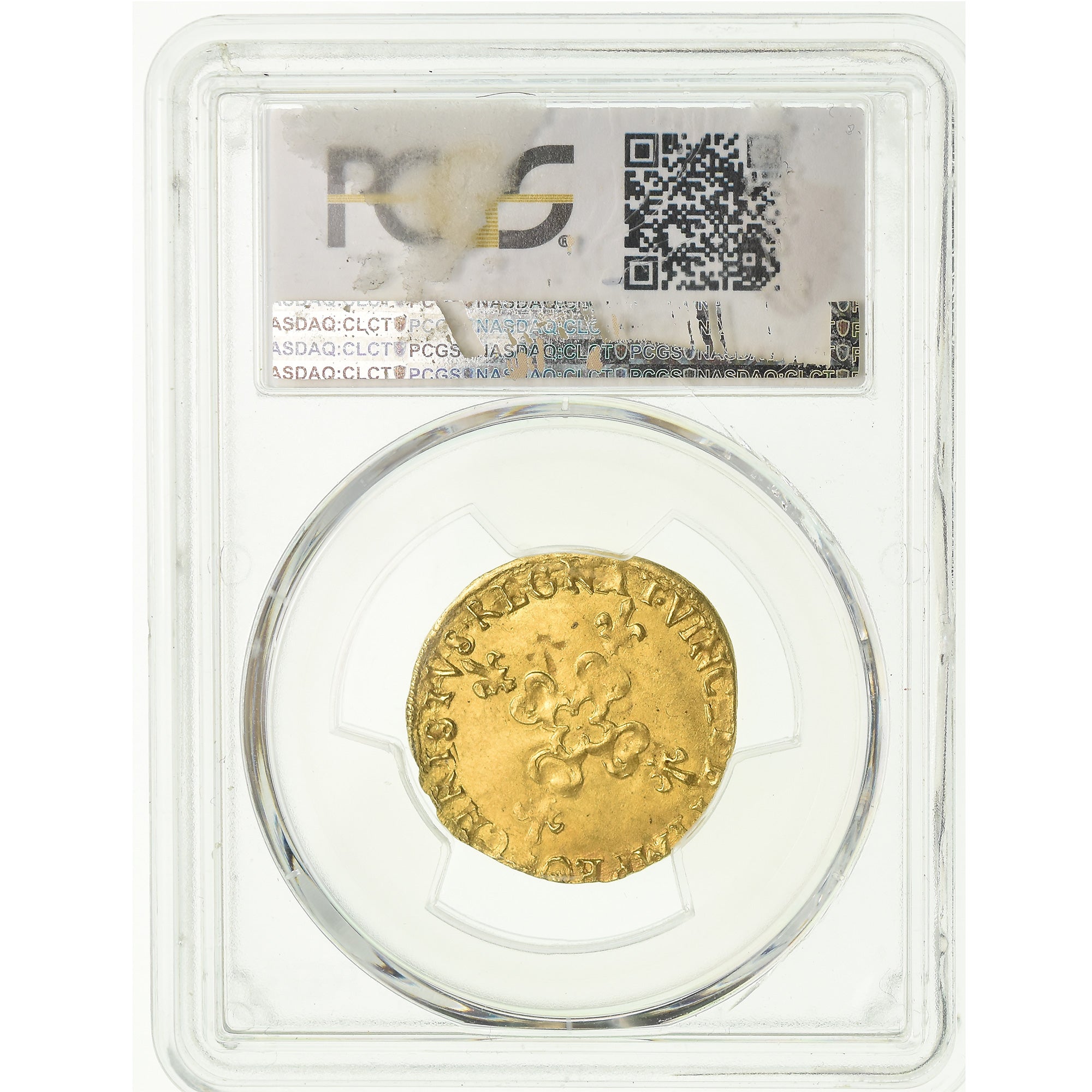 Monnaie, France, Henri III, Ecu d'or, 1578, Angers, PCGS, MS61, Or, Gradée
