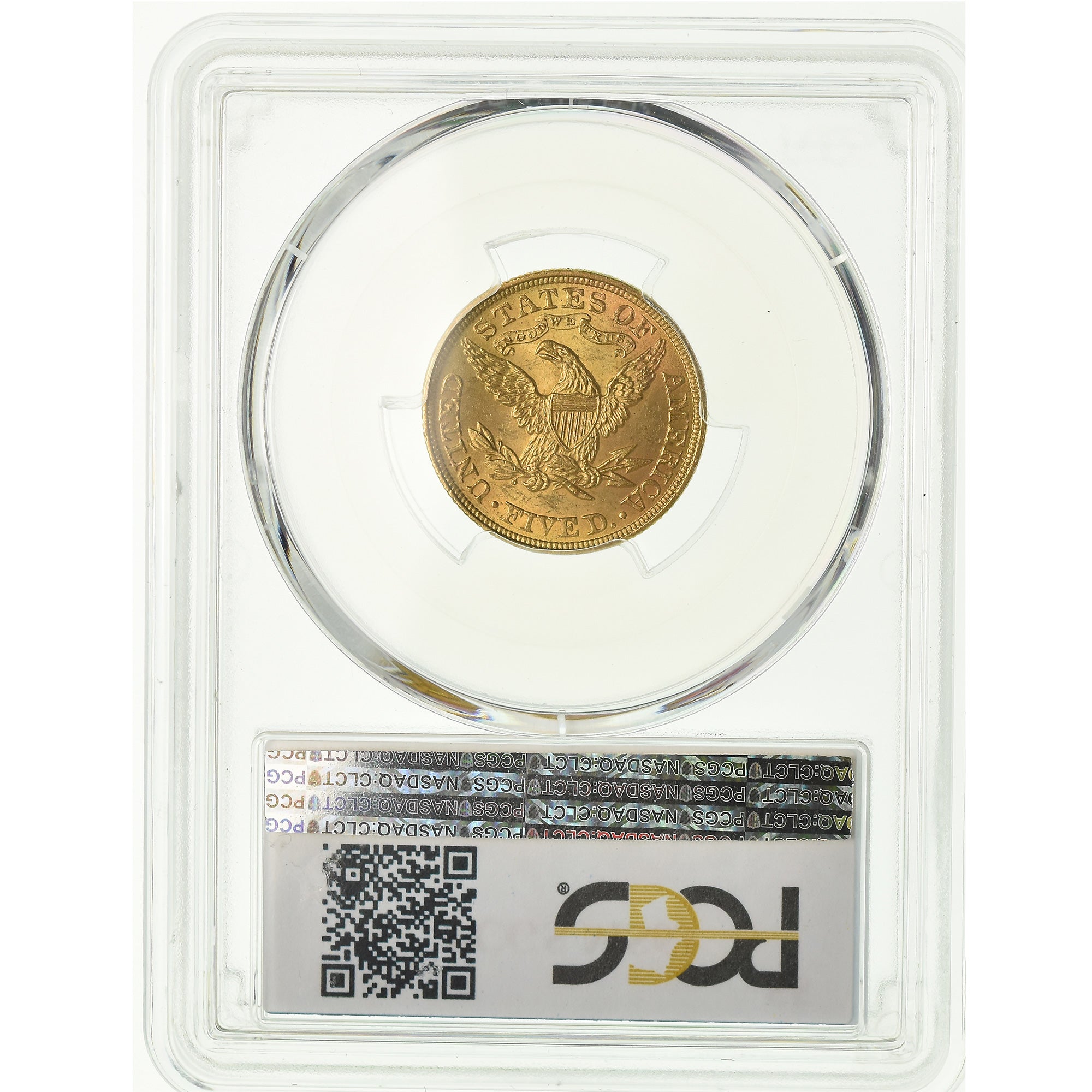 Monnaie, États-Unis, Coronet Head, $5, Half Eagle, 1899, PCGS MS63