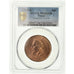 Coin, France, 10 Centimes, 1863, Paris, PCGS, MS64RB, Bronze, KM:798.1, graded