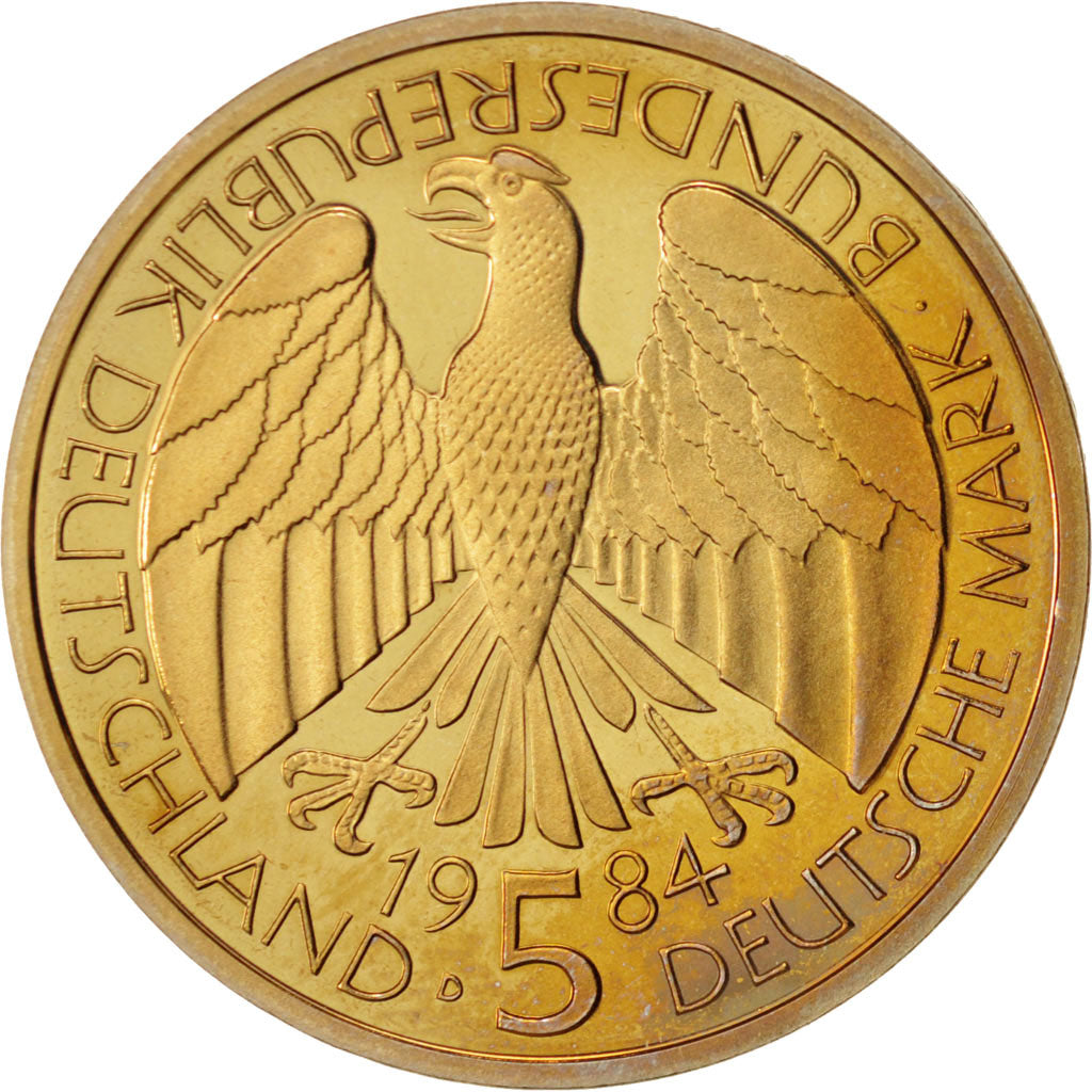Coin, GERMANY - FEDERAL REPUBLIC, 5 Mark, 1984, Munich, Germany, MS(65-70)