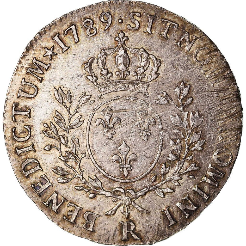 Moneda, Francia, Louis XVI, Écu aux branches d'olivier, Ecu, 1789, Orléans