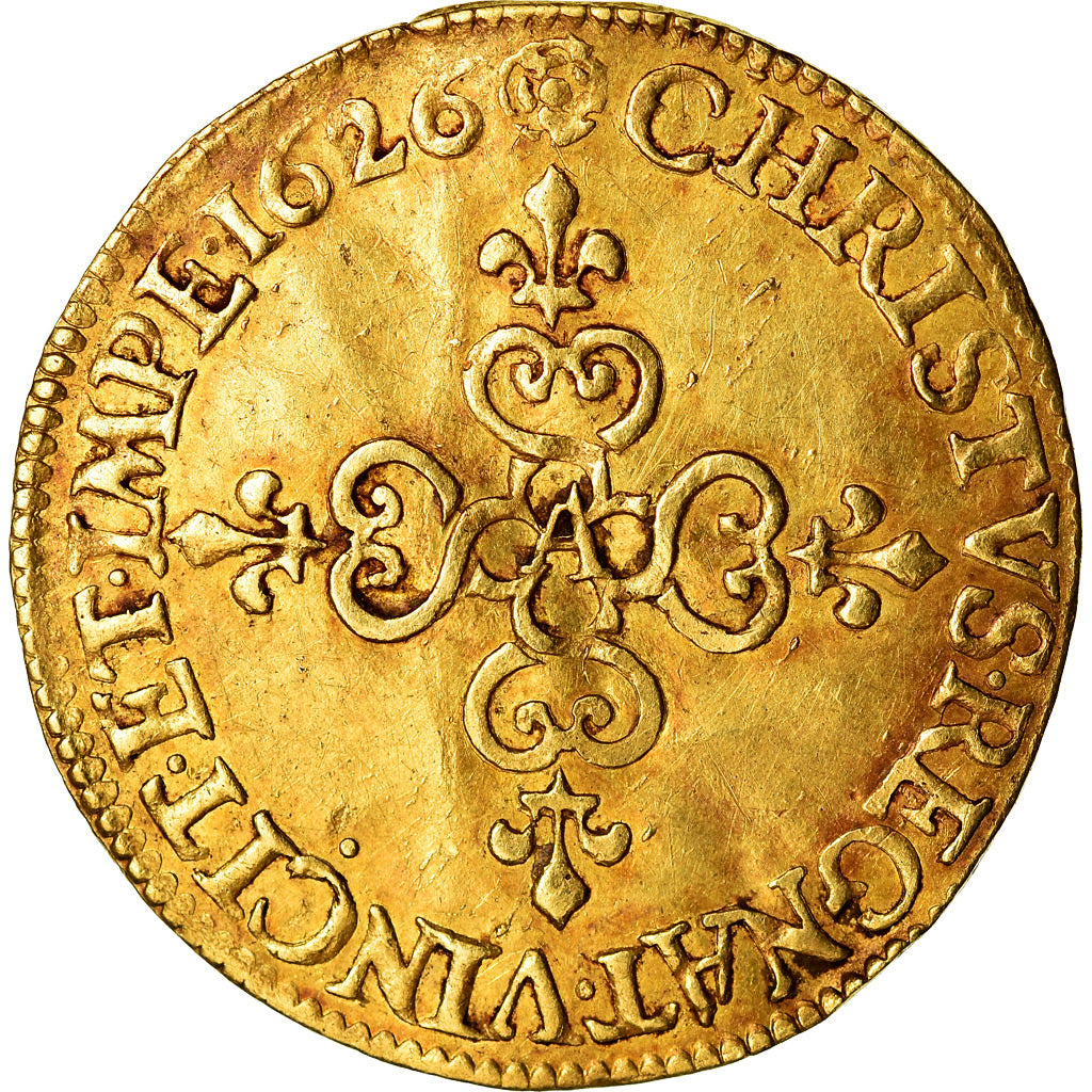 Moneta, Francja, Louis XIII, Écu d'or, Ecu d'or, 1626, Paris, EF(40-45)