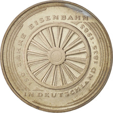GERMANY - FEDERAL REPUBLIC, 5 Mark, 1985, Karlsruhe, Germany, KM:163