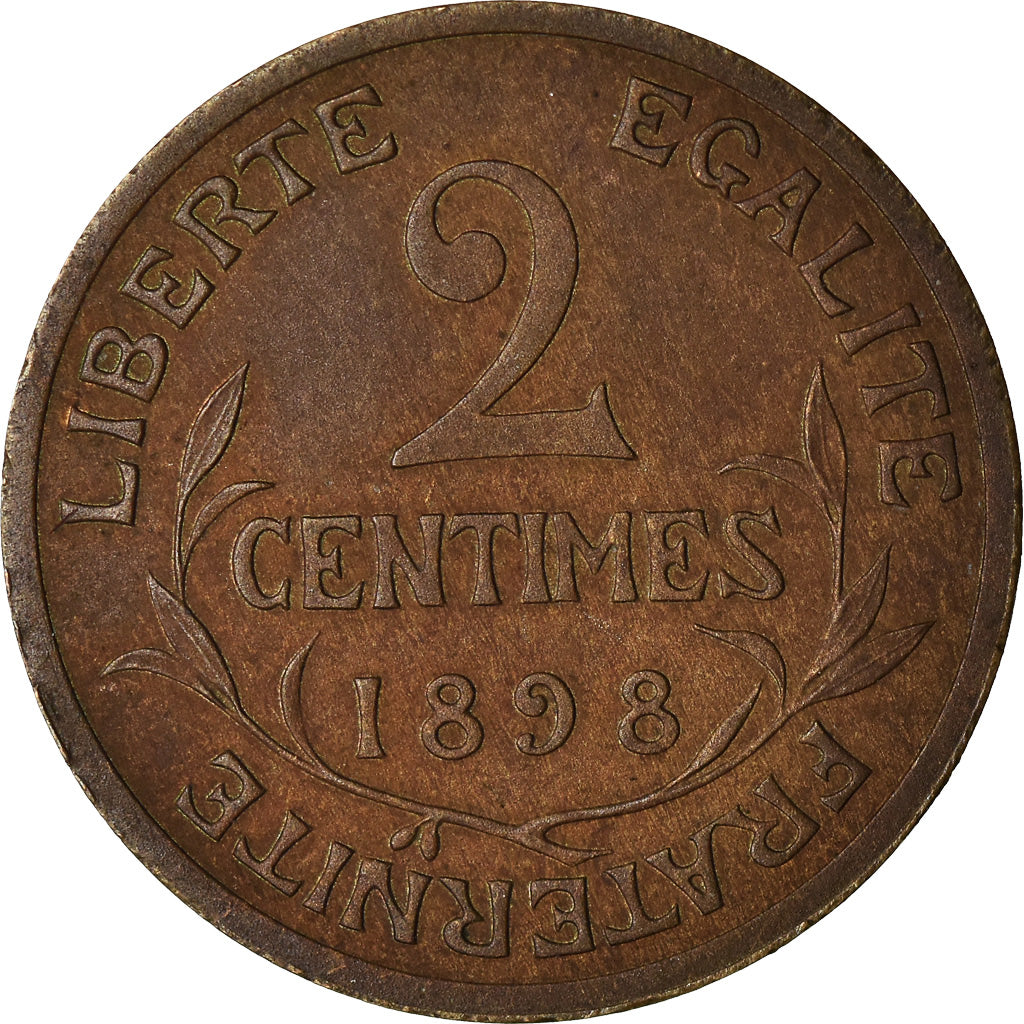 Coin, France, Dupuis, 2 Centimes, 1898, Paris, Piéfort, MS(63), Bronze, KM:841