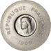 Münze, Frankreich, François Rude, 25 Centimes, 1909, ESSAI, UNZ, Aluminium