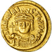 Moeda, Maurice Tiberius, Solidus, Constantinople, AU(50-53), Dourado, Sear:478