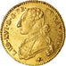 Moneta, Francja, Louis XVI, Double Louis d'or, 1776, Lyon, AU(50-53), Złoto