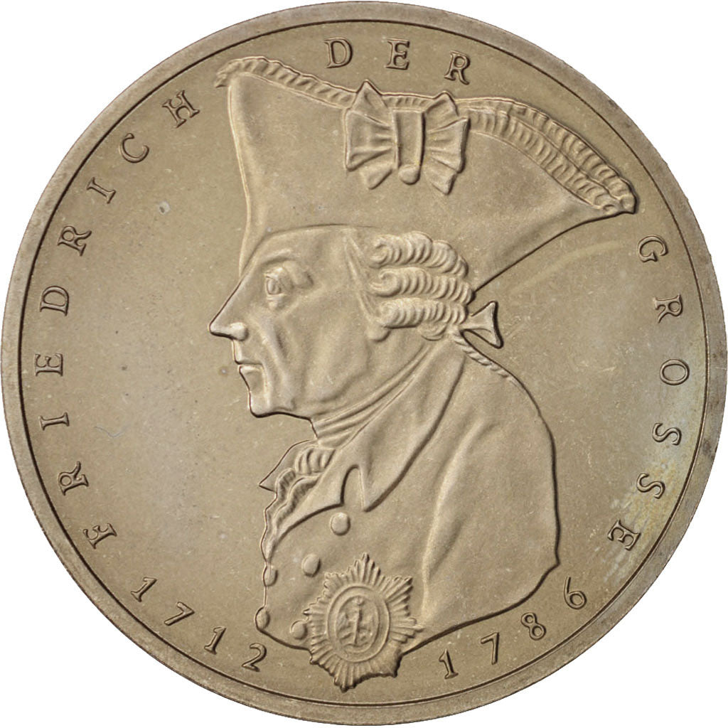 GERMANY - FEDERAL REPUBLIC, 5 Mark, 1986, Stuttgart, Germany, KM:165