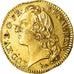 Coin, France, Louis XV, Louis d'or au bandeau, Louis d'Or, 1742, Paris