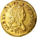 Coin, France, Louis XV, Louis d'or Mirliton, palmes courtes, 1723, Strasbourg
