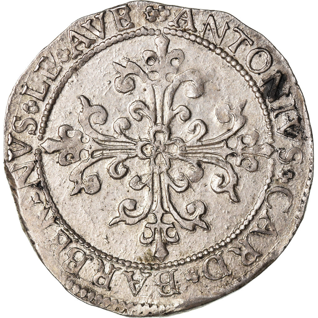 Monnaie, États italiens, PAPAL STATES-AVIGNON, Maffeo Barberini, 1/2 Franc