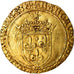 Moeda, França, Charles VIII, Ecu d'or, Troyes, EF(40-45), Dourado