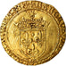 Monnaie, France, Charles VIII, Ecu d'or, Troyes, TTB, Or, Duplessy:575A