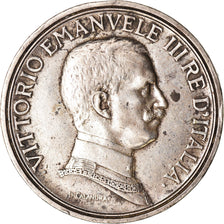 Coin, Italy, Vittorio Emanuele III, 2 Lire, 1917, Rome, EF(40-45), Silver, KM:55