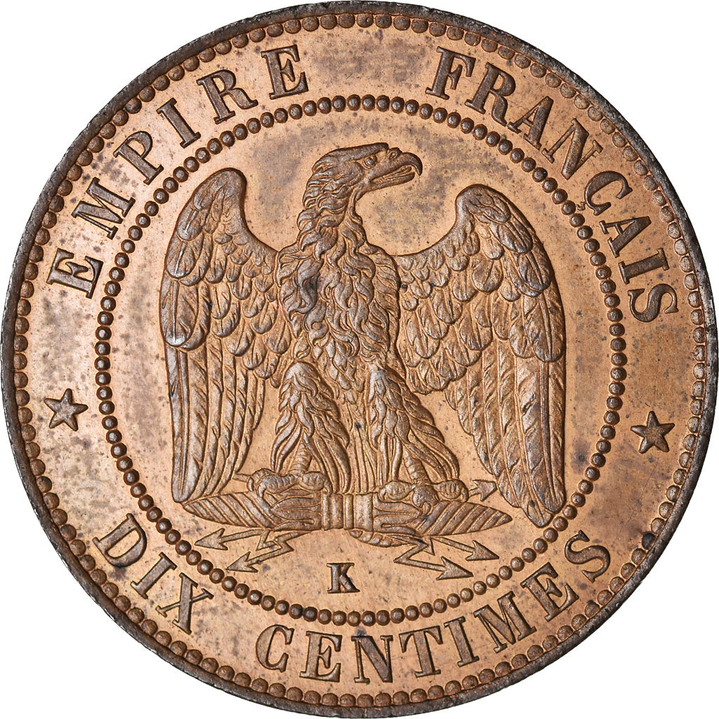 Coin, France, Napoleon III, Napoléon III, 10 Centimes, 1853, Bordeaux