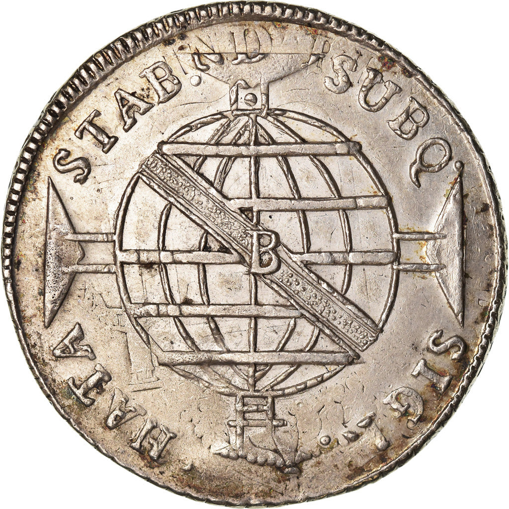 Monnaie, Brésil, 960 Reis, 1814, Bahia, TTB+, Argent, KM:307.1