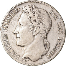 Coin, Belgium, Leopold I, 5 Francs, 5 Frank, 1848, VF(30-35), Silver, KM:3.2