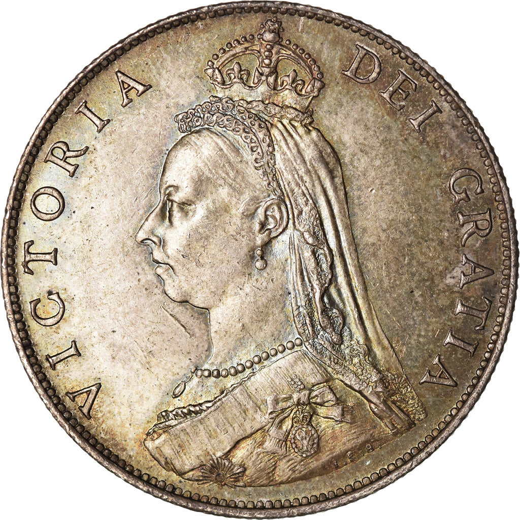 Monnaie, Grande-Bretagne, Victoria, Florin, Two Shillings, 1887, Londres, SUP+