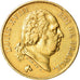 Moneta, Francia, Louis XVIII, Louis XVIII, 40 Francs, 1816, Rouen, BB, Oro